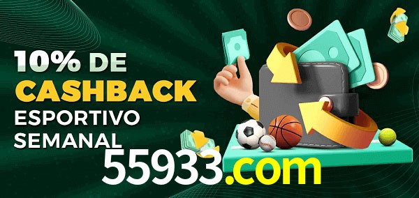 10% de bônus de cashback na 55933.com